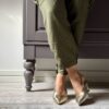 Slingback Rumba platino
