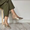 Slingback Rumba platino