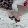 Slingback fiocco cioccolato