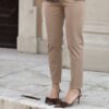 Slingback fiocco cioccolato