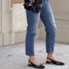 Slingback Zamiel rafia nera