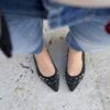 Slingback Zamiel rafia nera