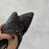 Slingback Zamiel rafia nera