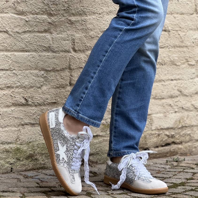 Sneaker Glitter edition silver Sneaker Glitter edition silver