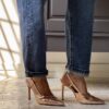 Slingback Lume cipria
