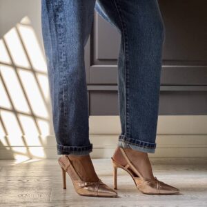 Slingback Lume cipria