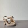 Slingback Caroline glitter nude