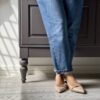 Slingback Gwen combi nude