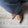 Slingback Gwen combi nude