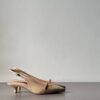 Slingback Gwen combi nude