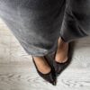 Slingback Margherita black