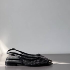 Slingback Margherita black