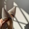 Slingback Chiaro di Luna platino