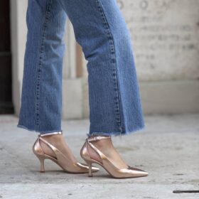 Décolleté Julie rosè gold