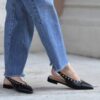Slingback Mirtilla nera