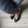 Slingback Selene combi black
