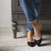 Slingback Selene combi black