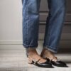 Slingback Selene combi black