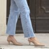 Slingback new Lilia vernice sabbia
