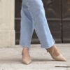 Slingback new Lilia vernice sabbia