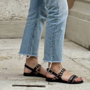 Alternative view of Sandalo combi new leo black