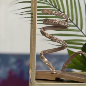 Alternative view of Sandalo Nisa wrap up rose' gold