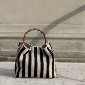 Alternative view of Secchiello righe combi Black and White