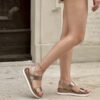 Sandalo platform Ortigia bronzo