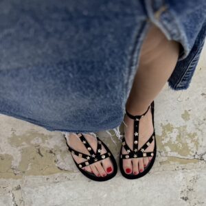 Alternative view of Sandalo Hadley suede nero