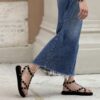 Sandalo Hadley suede nero