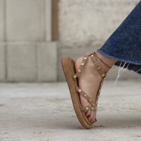 Sandalo Hadley suede beige