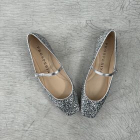 Flat glitter argento Prosperine