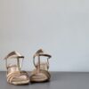 Sandalo Anisa suede cammello