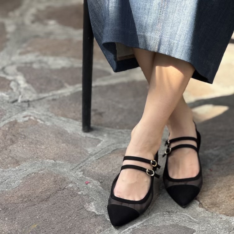 Slingback Rose black Slingback Rose black - immagine 4