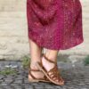 Sandalo Jungle suede cuoio