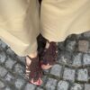 Sandalo Jungle suede testa di moro