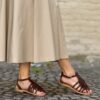 Sandalo Jungle suede testa di moro