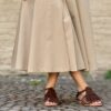 Sandalo Jungle suede testa di moro