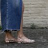 Slingback Hingham platino