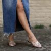 Slingback Hingham platino