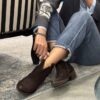 Texanino suede caffè