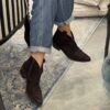 Texanino suede caffè
