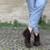 Texanino suede caffè
