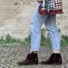 Texanino suede caffè