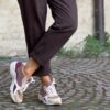 Sneaker combi malva