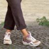 Sneaker combi malva