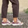 Sneaker combi malva