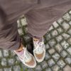 Sneaker combi malva