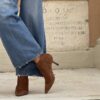 Tronchetto new suede cuoio