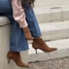 Tronchetto new suede cuoio